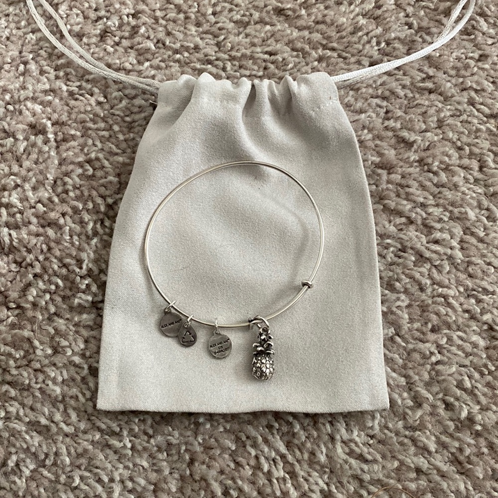 Alex and Ani - Pineapple Charm Bracelet